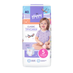 Подгузники-трусики детские bella baby Happy classic Junior, вес 11-18 кг, 40 шт.